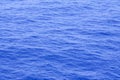 The blue water surface