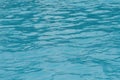 Blue water surface and ripple wave in swimming pool Royalty Free Stock Photo