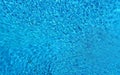 Blue water surface and ripple wave in swimming pool Royalty Free Stock Photo