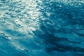 Blue water surface texture background Royalty Free Stock Photo