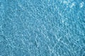 Blue water surface viewed from above in outdoor sea, sun reflection, dimply. Surface Abstract Background. Clear water in sea with Royalty Free Stock Photo