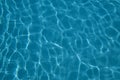 Blue water swiming pool Royalty Free Stock Photo