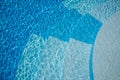 blue water in the swimming pool Royalty Free Stock Photo