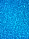 Blue water in swimming pool view from above (full frame) Royalty Free Stock Photo