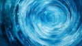 Blue water swirl, abstract background of liquid vortex pattern Royalty Free Stock Photo