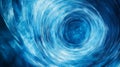 Blue water swirl, abstract background of liquid vortex pattern Royalty Free Stock Photo