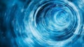 Blue water swirl, abstract background of liquid vortex pattern Royalty Free Stock Photo