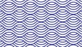 Blue Water wave line pattern background. Traditional Japanese style concept.Vector illustration Royalty Free Stock Photo