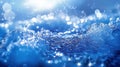Blue Water Waves with Bright Sparkle Background Royalty Free Stock Photo