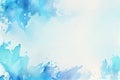 Blue Watercolor Abstract Background space for Typo graphic design Royalty Free Stock Photo