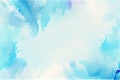 Blue Watercolor Abstract Background space for Typo graphic design Royalty Free Stock Photo