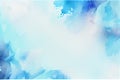 Blue Watercolor Abstract Background space for Typo graphic design Royalty Free Stock Photo