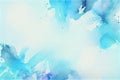 Blue Watercolor Abstract Background space for Typo graphic design Royalty Free Stock Photo