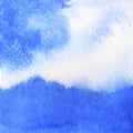 Blue watercolor background Royalty Free Stock Photo