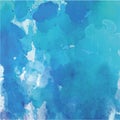 Blue watercolor blot. Vector Royalty Free Stock Photo