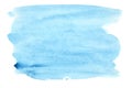 Blue watercolor brush strokes