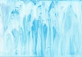 Blue watercolor drips background Royalty Free Stock Photo