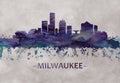 Milwaukee Wisconsin skyline Royalty Free Stock Photo