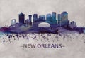 New Orleans Louisiana skyline Royalty Free Stock Photo