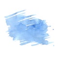 blue watercolor spot. abstract blue watercolor background, texture Royalty Free Stock Photo