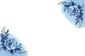 Blue Watercolor Link tree Background social media post