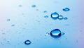 Blue Waterdrops Background