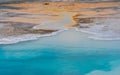 Blue Waters from Hot Springs Flow Into Sulfur River