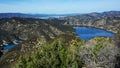 Blue waters of Lake Berryessa