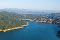 Blue waters of Lake Berryessa