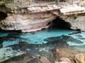 Blue waters of Pratinha Cave Royalty Free Stock Photo