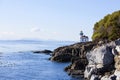 Blue waters of San Juan island, Washington Royalty Free Stock Photo