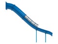 Blue waterslide Royalty Free Stock Photo