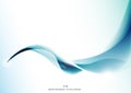 Blue Wave abstract background. Presentation template. Design layout. Wallpaper