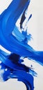Blue Wave Black Figure Princess Gesture Dynamic Fluid Forms Roya