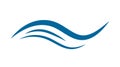 Blue wave icon
