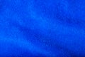 Blue wave microfiber fabric texture Royalty Free Stock Photo
