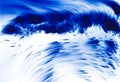 Blue wave in the sea, Abstract background ,soft and blur concept Royalty Free Stock Photo