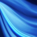 Blue wave silk fabric texture abstract background Royalty Free Stock Photo