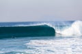 Blue Wave Surfer Unidentified Paddling Surfing