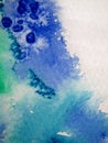 Blue Wave Watercolor