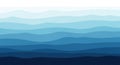 Blue Waves Background Abstract Gradient Pattern Royalty Free Stock Photo