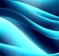 Blue waves pattern. Summer lake wave, water flow abstract vector seamless background Royalty Free Stock Photo