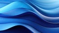 Blue Waves Transparent Abstract Background Dynamic and Serene Design Element