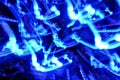 Blue Wavy Lights Background Royalty Free Stock Photo