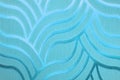 blue wavy paper background