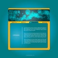 Blue webdesign