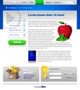 Blue Website Template