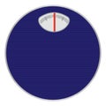 Blue weight scale, icon