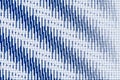 Blue and white abstract background. Halftone style geometric design
