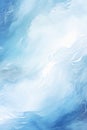 a blue and white abstract background with waves and clouds